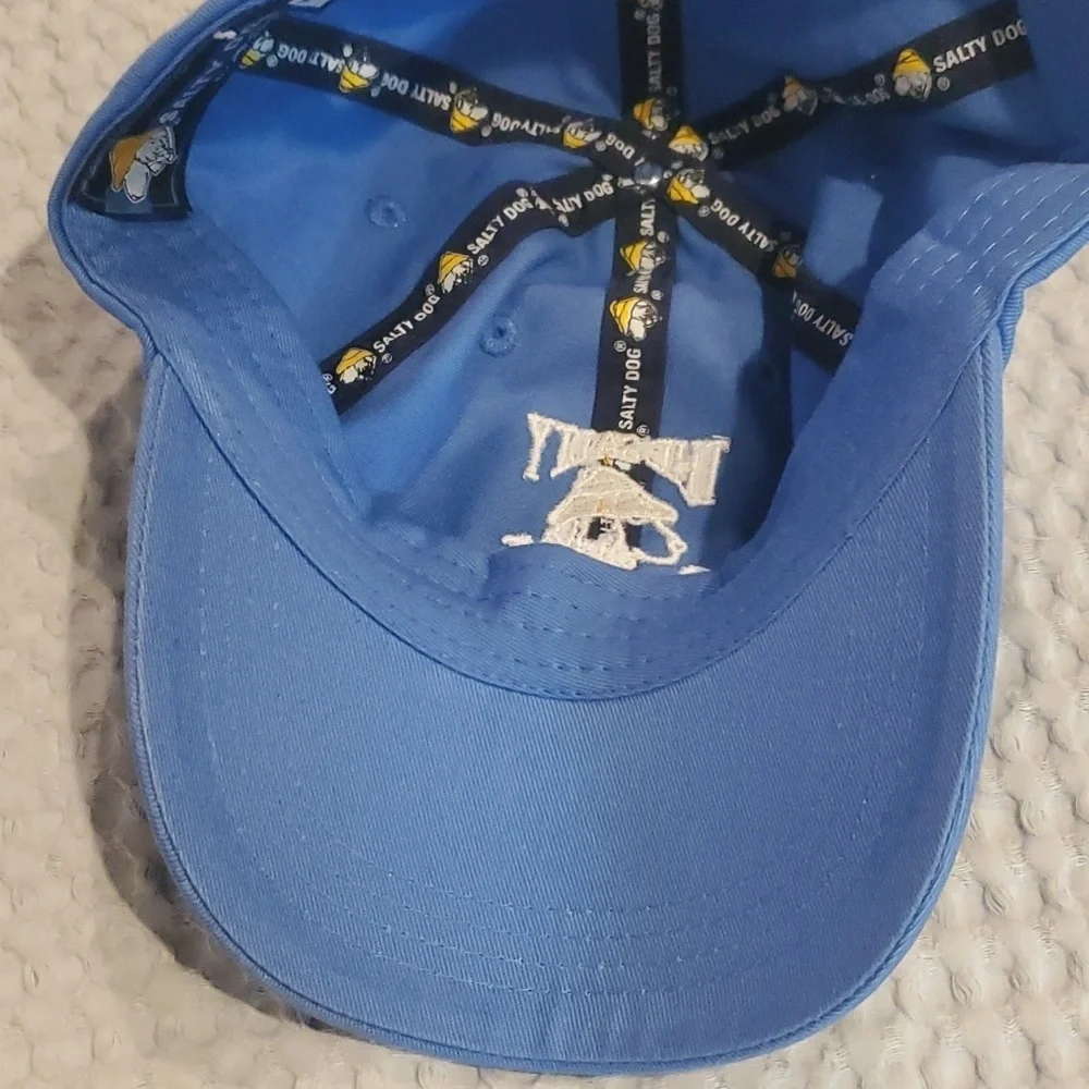 Salty Dog Blue Embroidered Logo Hat Cap Adjustable